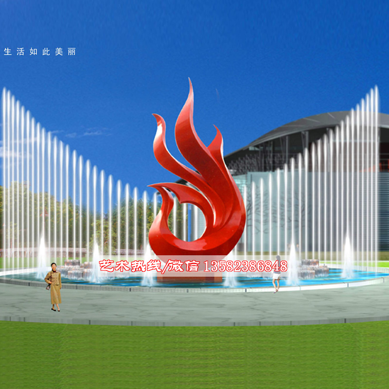 不锈钢雕塑,广场雕塑,象征性雕塑,园林景观雕塑,城市雕塑小区