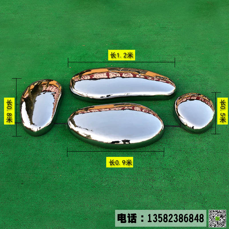不锈钢鹅卵石石头批发厂家,大量现货鹅卵石雕塑图片,镜面不锈钢鹅卵石价格