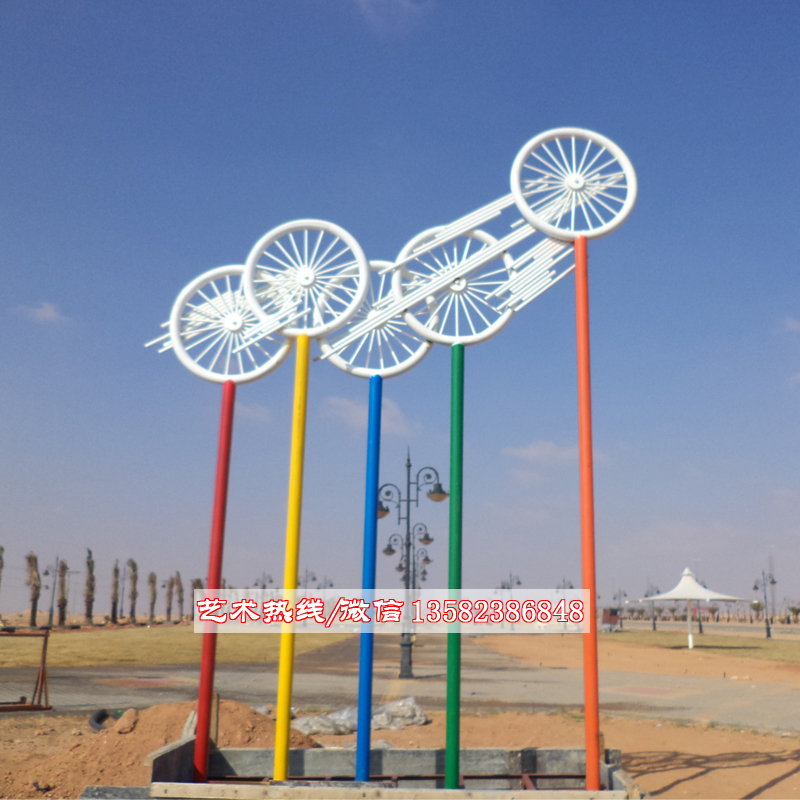 抽象不锈钢雕塑 园林广场雕塑